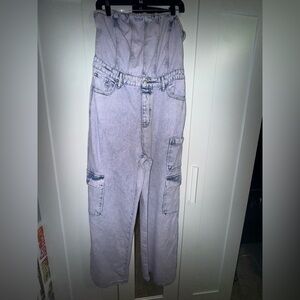 Wild Fable Light Lavender Jean Jumpsuit